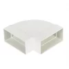 Manrose Rectangular 90° Horizontal Bend White 100mm -Cheap Air Vent Store 11038 P