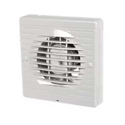 Manrose XF100S 100mm Axial Bathroom Extractor Fan White 240V