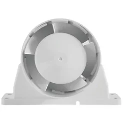 Xpelair AL100T 100mm Axial Inline Bathroom Shower Extractor Fan Kit with Timer White / Chrome 220-240V -Cheap Air Vent Store 120FH A2