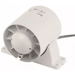 Xpelair AL100T 100mm Axial Inline Bathroom Shower Extractor Fan Kit with Timer White / Chrome 220-240V -Cheap Air Vent Store 120FH A3