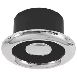 Xpelair AL100T 100mm Axial Inline Bathroom Shower Extractor Fan Kit with Timer White / Chrome 220-240V -Cheap Air Vent Store 120FH A5