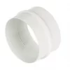 Manrose Round Pipe Connector White 100mm -Cheap Air Vent Store 12697 P