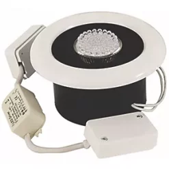 Xpelair Airline ALL100T 100mm Axial Inline Bathroom Shower Extractor Fan Kit With LED Light with Timer White / Chrome 220-240V -Cheap Air Vent Store 190FH A2