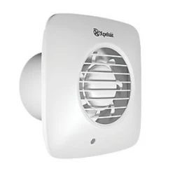 Xpelair DX100TS 100mm Axial Bathroom Extractor Fan with Timer White 220-240V -Cheap Air Vent Store 2041H A2
