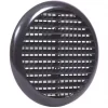 Map Vent Fixed Louvre Vent with Flyscreen Black 145 x 145mm -Cheap Air Vent Store 241HY P