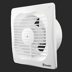 Xpelair VX100 Slim 100mm Axial Bathroom Extractor Fan White 220-240V 4 Xpelair VX100 Slim 100mm Axial Bathroom Extractor Fan White 220-240V - Image 2