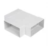 Manrose Flat T Piece Connector White 100mm -Cheap Air Vent Store 26395 P