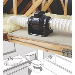 Manrose MF100 100mm Axial Inline Extractor Fan 240V -Cheap Air Vent Store 26867 A2