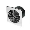 Manrose LP150STC 150mm Axial Kitchen Extractor Fan with Timer Chrome 240V -Cheap Air Vent Store 27536 P