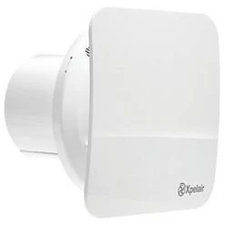 Xpelair C4PSR 100mm Axial Bathroom Extractor Fan White 220-240V