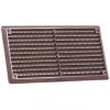 Map Vent Fixed Louvre Vent with Flyscreen Brown 152 x 76mm -Cheap Air Vent Store 318HY P