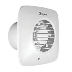 Xpelair DX150TS 150mm Axial Bathroom or Kitchen Extractor Fan with Timer White 220-240V