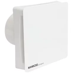 Manrose CSF100S 100mm Axial Bathroom Extractor Fan White 240V
