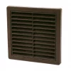 Manrose Fixed Louvre Vent Brown 125 x 125mm -Cheap Air Vent Store 40945 P