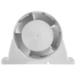 Xpelair AL100 100mm Axial Inline Bathroom Shower Extractor Fan Kit White / Chrome 220-240V -Cheap Air Vent Store 416FH A2
