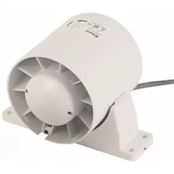 Xpelair AL100 100mm Axial Inline Bathroom Shower Extractor Fan Kit White / Chrome 220-240V -Cheap Air Vent Store 416FH A3