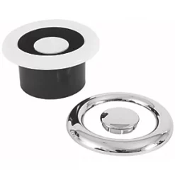 Xpelair AL100 100mm Axial Inline Bathroom Shower Extractor Fan Kit White / Chrome 220-240V -Cheap Air Vent Store 416FH A4