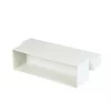 Manrose Flat Channel Airbrick Adaptor White 225mm