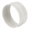 Manrose Round Pipe Connector White 125mm -Cheap Air Vent Store 46702 P