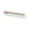 Manrose Rectangular Flat Channel Vertical 45° Bend White 225mm -Cheap Air Vent Store 49674 P