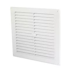 Map Vent Fixed Louvre Vent White 229 x 229mm