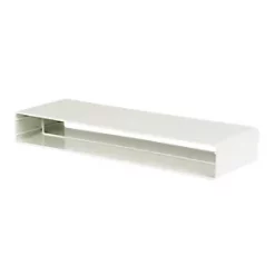 Manrose Rectangular Flat Channel Connector White 225mm