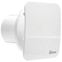 Xpelair C4HTSR 100mm Axial Bathroom Extractor Fan with Humidistat & Timer White 220-240V