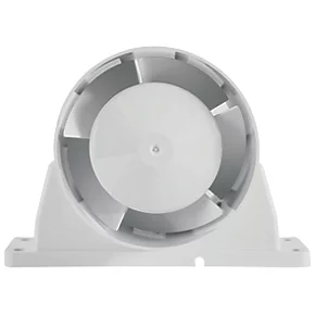 Xpelair Airline ALL100 100mm Axial Inline Bathroom Shower Extractor Fan Kit With LED Light White / Chrome 220-240V 7 Xpelair Airline ALL100 100mm Axial Inline Bathroom Shower Extractor Fan Kit With LED Light White / Chrome 220-240V - Image 5