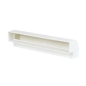 Manrose Rectangular Flat Channel Vertical 90° Bend White 225mm 3 Manrose Rectangular Flat Channel Vertical 90° Bend White 225mm