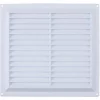 Map Vent Fixed Louvre Vent with Flyscreen White 229 x 229mm 2 Map Vent Fixed Louvre Vent with Flyscreen White 229 x 229mm -Cheap Air Vent Store 8886D P