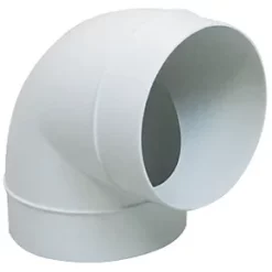 Manrose 90° Bend White 100mm
