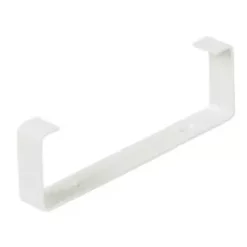 Manrose Rectangular Flat Channel Clip White 204mm 2 Pack