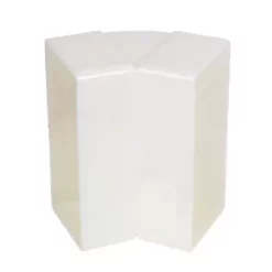 Manrose Rectangular 45° Vertical Bend White 100mm