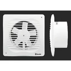 Xpelair VX100T Slim 100mm Axial Bathroom Extractor Fan with Timer White 220-240V -Cheap Air Vent Store 9931R A2