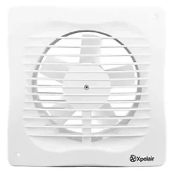 Xpelair VX100T Slim 100mm Axial Bathroom Extractor Fan with Timer White 220-240V -Cheap Air Vent Store 9931R A3